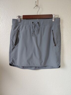ATHLETA-Women's S Athletic Drawstring Skort in Slate Gray Tennis, Golf  Stretchi